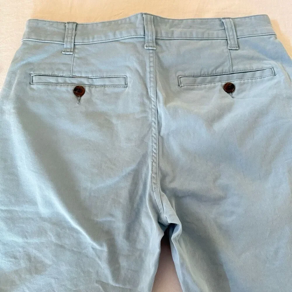 Charles & A Half | Chino Shorts | Light Blue Flat Front | Men’s Size 30 - Picture 4 of 9